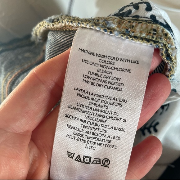 Free People We the Free Blue Flare Women's Jeans sz 27” - Picture 8 of 10